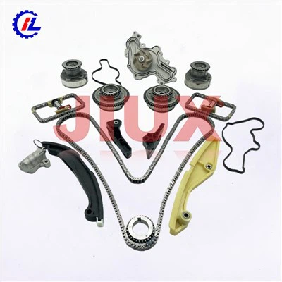 타이밍 체인 키트 캠 페이저 VVT 캠 스프로킷 배기 및 흡기 Lincoln Taurus Transit Explorer F-150 3.5L 3.7L(워터 펌프 포함)과 호환 가능